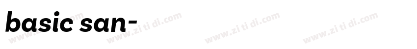basic san字体转换